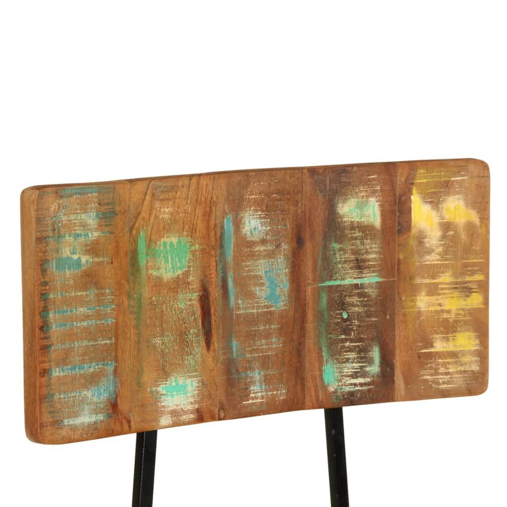 vidaXL Eetkamerstoelen Massief Gerecycled Hout Bruin (2 stuks) - 54% Korting