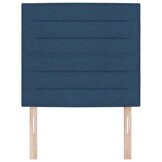 Verstelbaar Hoofdbord Blauw Stof - 78% Korting!