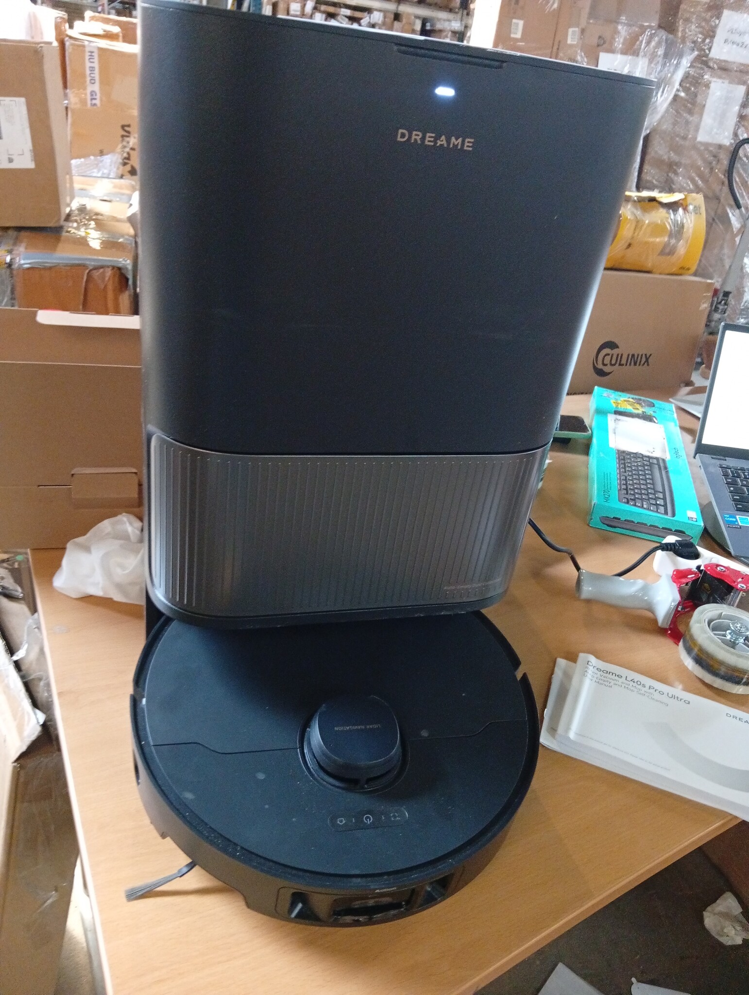 Dreame L40s Pro Ultra Robotstofzuiger met Dweilfunctie - 19.000 Pa Zuigkracht - Zwart