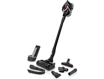 Bosch Unlimited ProPower Serie 8 Steelstofzuiger - Draadloos - Zwart/Rood