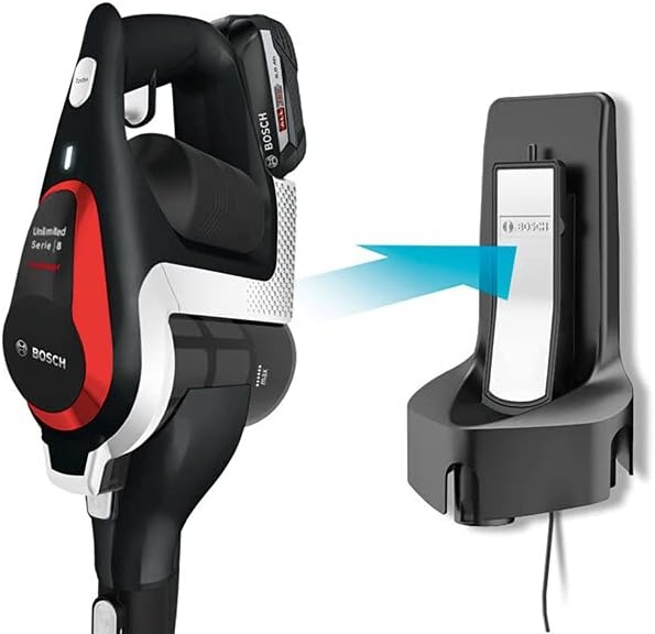 Bosch Unlimited ProPower Serie 8 Steelstofzuiger - Draadloos - Zwart/Rood