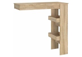 Wandmontage Bartafel Eikenhout 102x45x103,5 cm - 34% Korting