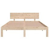 vidaXL Bedframe massief grenenhout 140x200 cm