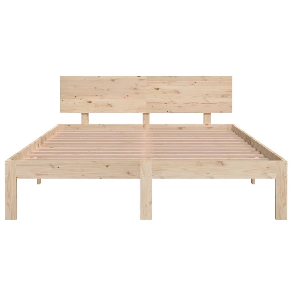 vidaXL Bedframe massief grenenhout 140x200 cm