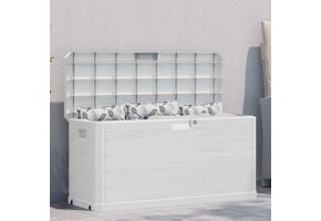 vidaXL Tuinbox 280L Lichtgrijs - 59% Korting