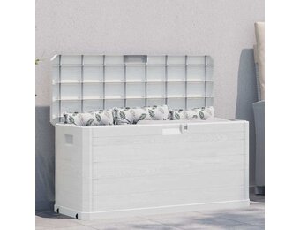 vidaXL Tuinbox 280 L lichtgrijs