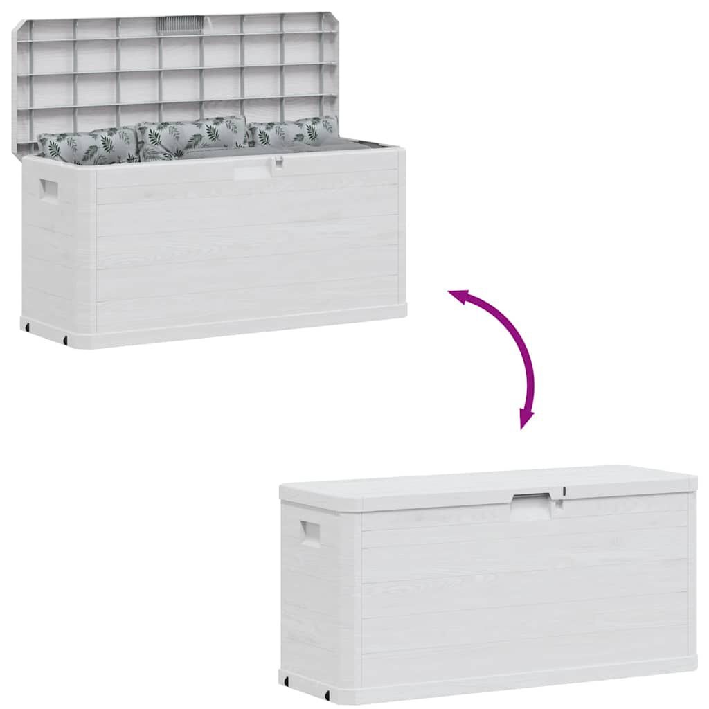 vidaXL Tuinbox 280 L lichtgrijs