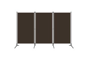 Kamerscherm met 3 Panelen - 260x180 cm Bruin - 33% Korting