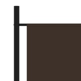 vidaXL Kamerscherm met 3 panelen 260x180 cm bruin