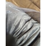 vidaXL Verzwaringsdeken 200x220 cm 9 kg stof grijs