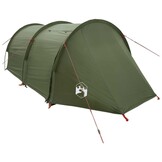 vidaXL Tunneltent Olijfgroen 410 x 175 x 105 cm Polyester en staal