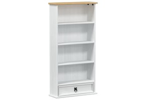 CD Kast Massief Grenenhout Wit - 53% Korting!
