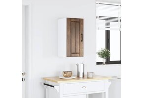 VidaXL Keukenbovenkast Lucca - Bewezen Hout, Gerookt Eiken - 52% Korting