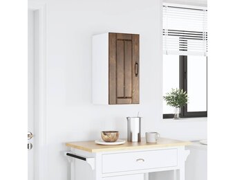 vidaXL Keukenbovenkast Lucca bewerkt hout gerookt eikenkleurig