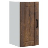 vidaXL Keukenbovenkast Lucca bewerkt hout gerookt eikenkleurig