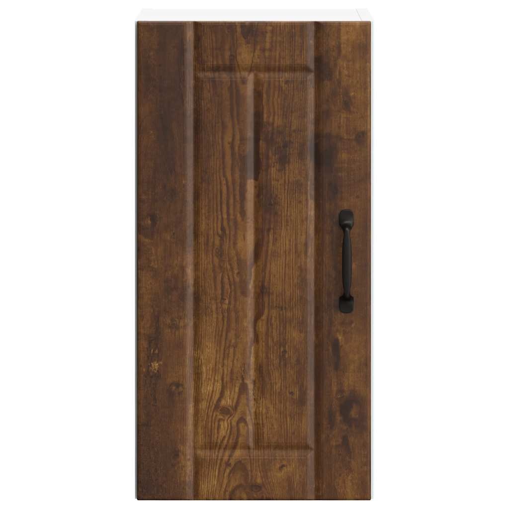 vidaXL Keukenbovenkast Lucca bewerkt hout gerookt eikenkleurig