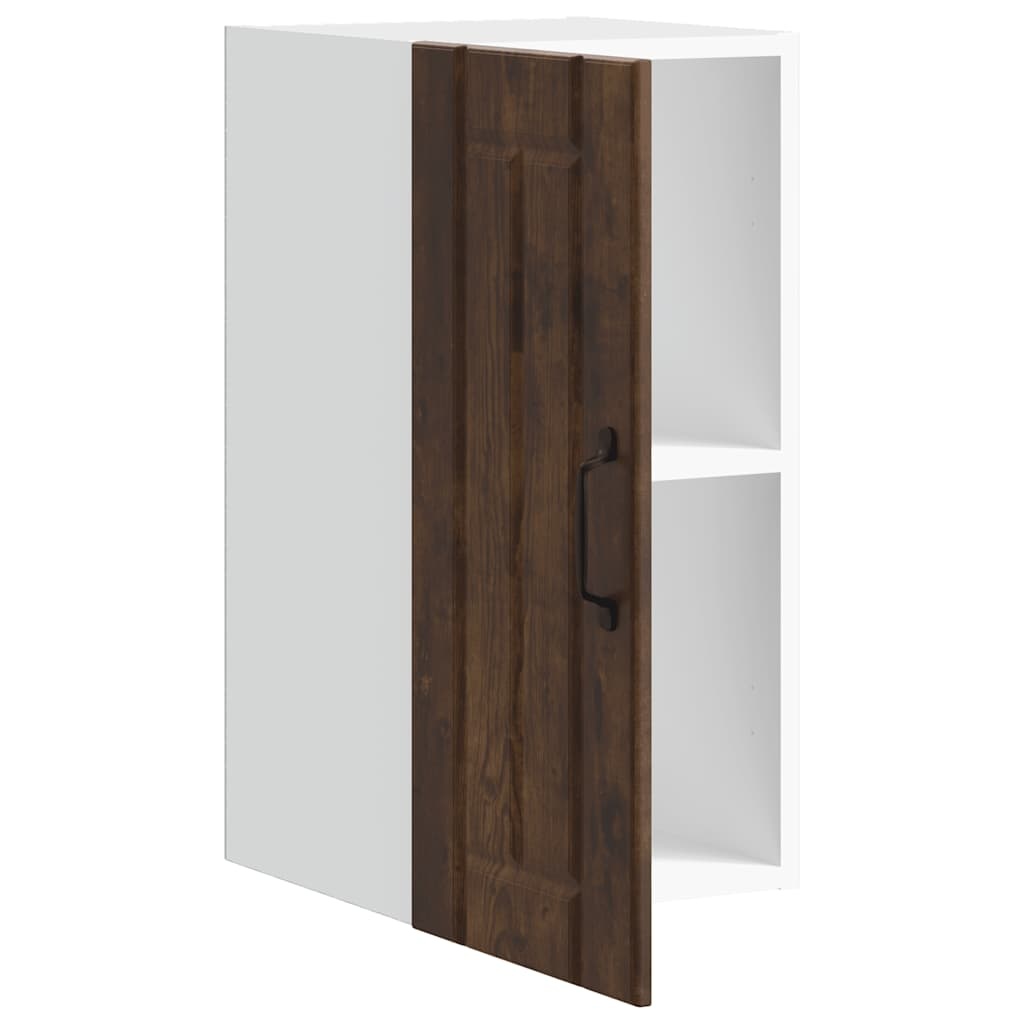 vidaXL Keukenbovenkast Lucca bewerkt hout gerookt eikenkleurig