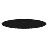 vidaXL Springmat voor 12 feet/3,66 m ronde trampoline stof zwart