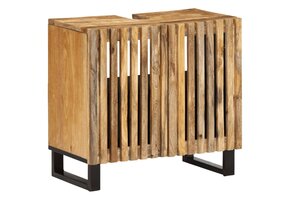 Wastafelkast Mangohout 62x34x58 cm met 54% Korting