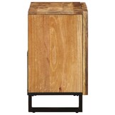 vidaXL Wastafelkast 62x34x58 cm massief ruw mangohout