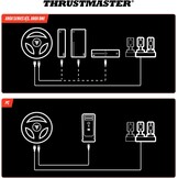Thrustmaster T98 Ferrari 296 GTS - Racestuur en Pedalenset - XBOX & PC