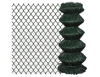 vidaXL Gaashek 0,8x25 m staal groen