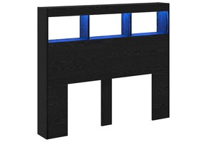 Hoofdbord Zwart Eiken 120cm - 52% Korting