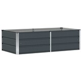 vidaXL Plantenbak Antraciet 160 x 80 x 45 cm Staal