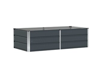 vidaXL Plantenbak Antraciet 160 x 80 x 45 cm Staal
