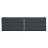 vidaXL Plantenbak Antraciet 160 x 80 x 45 cm Staal