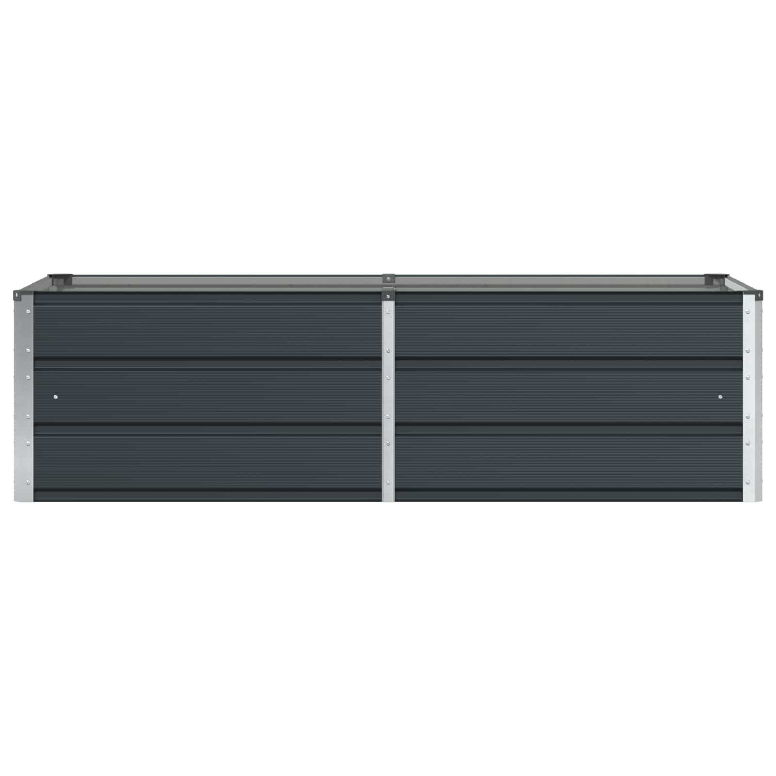 vidaXL Plantenbak Antraciet 160 x 80 x 45 cm Staal