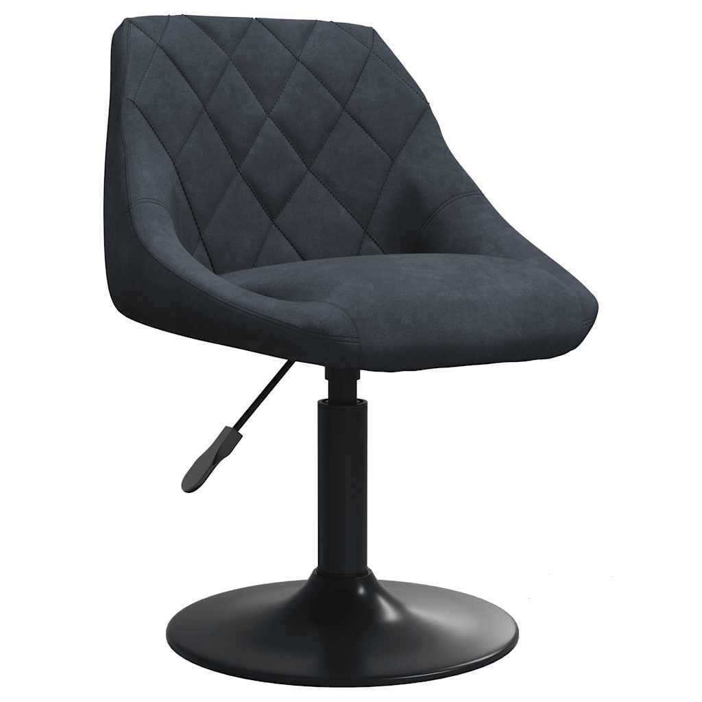 vidaXL Barkruk fluweel donkergrijs