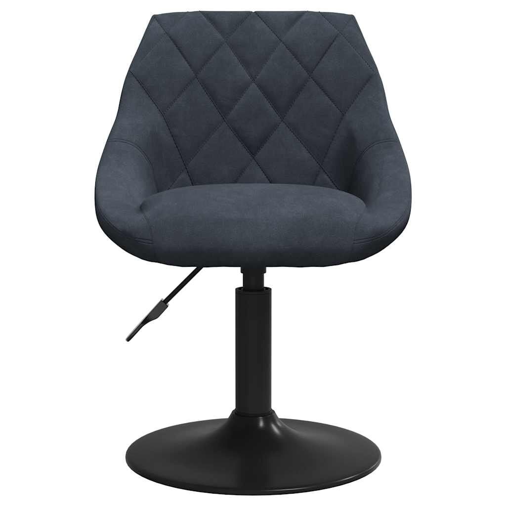 vidaXL Barkruk fluweel donkergrijs