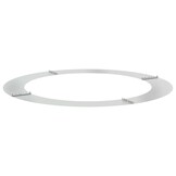 vidaXL geschikt voor platte boomringen 5 st Zilver Ø90/120 cm