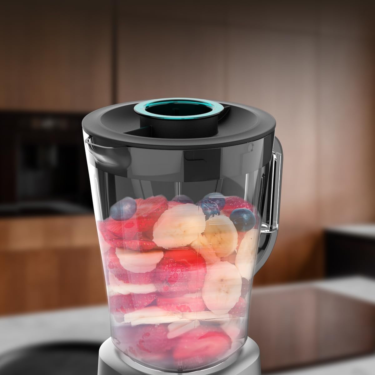Cecotec Power Black Titanium 1300W Blender - 1.5 Liter - Wit