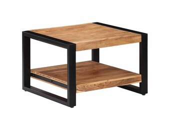 vidaXL Salontafel 60x60x40 cm massief acaciahout