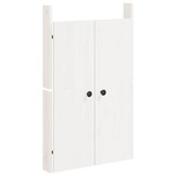 vidaXL Kastdeurtjes voor buitenkeuken MEPPEL 50x9x82 cm grenenhout wit