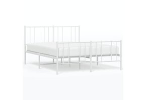 Wit Metalen Bedframe 120x200 cm - 34% Korting