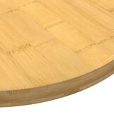 vidaXL Tafelblad Ø 60x2,5 cm bamboe