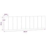 vidaXL Hoofdbordkussen "Hanko" 180 cm fluweel blauw