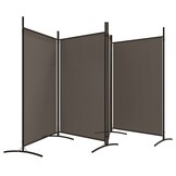 Kamerscherm met 4 panelen 346x180 cm Stof Antraciet - 33% Korting