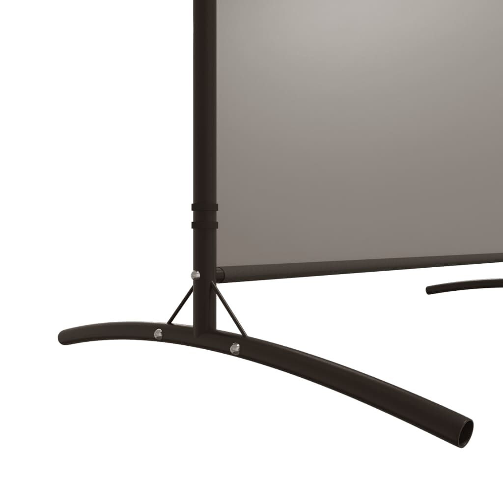 Kamerscherm met 4 panelen 346x180 cm Stof Antraciet - 33% Korting