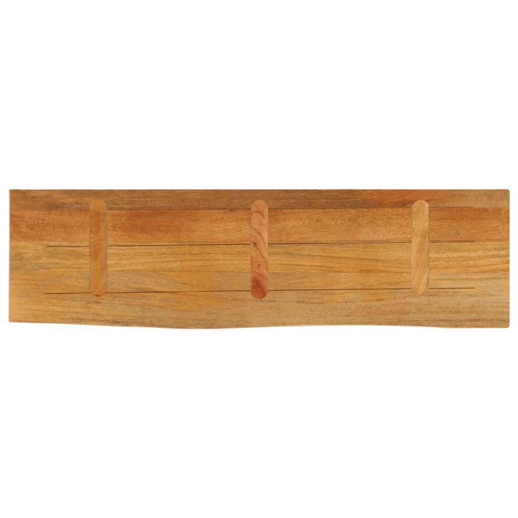 Tafelblad Mangohout met Natuurlijke Rand - 110x30x2.5 cm (34% Korting)