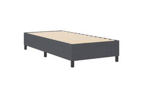Platform Bedframe Donkergrijs 80x200cm Katoen Stof - 34% Korting