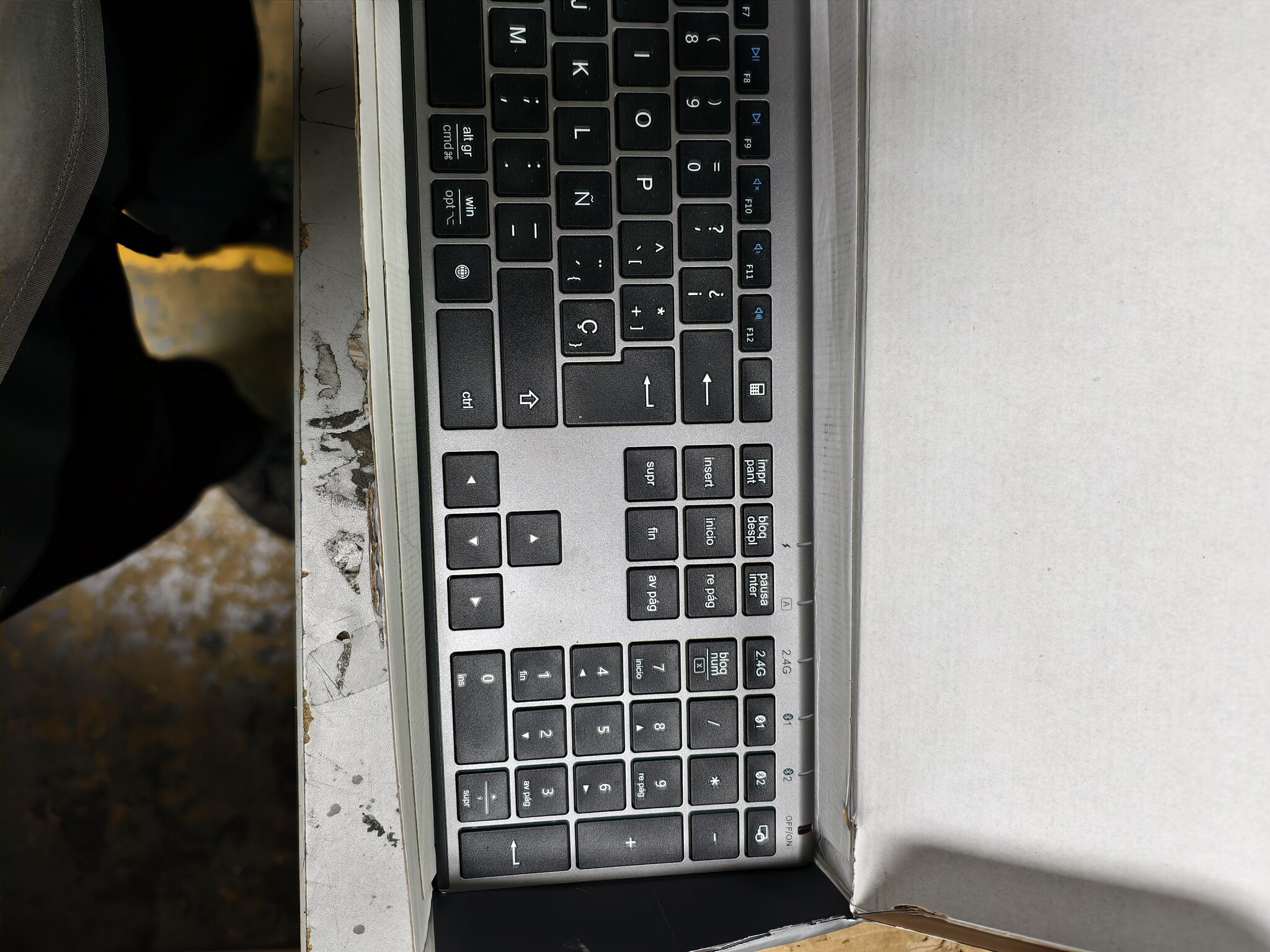 Draadloos Toetsenbord & Muis Set - QWERTY Grijs - 49% Korting