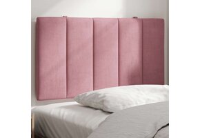 vidaXL Hoofdbordkussen 90 cm Fluweel Roze - 33% Korting