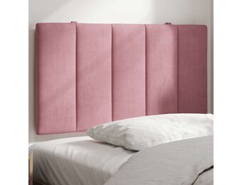 vidaXL Hoofdbordkussen 90 cm fluweel roze