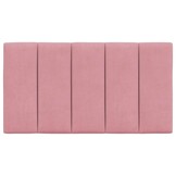 vidaXL Hoofdbordkussen 90 cm fluweel roze