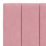 vidaXL Hoofdbordkussen 90 cm fluweel roze