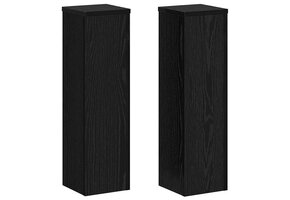 vidaXL Plantenstandaard 2 stuks Zwart eiken - 28% korting!